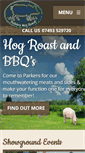 Mobile Screenshot of parkers-hog-roast.co.uk